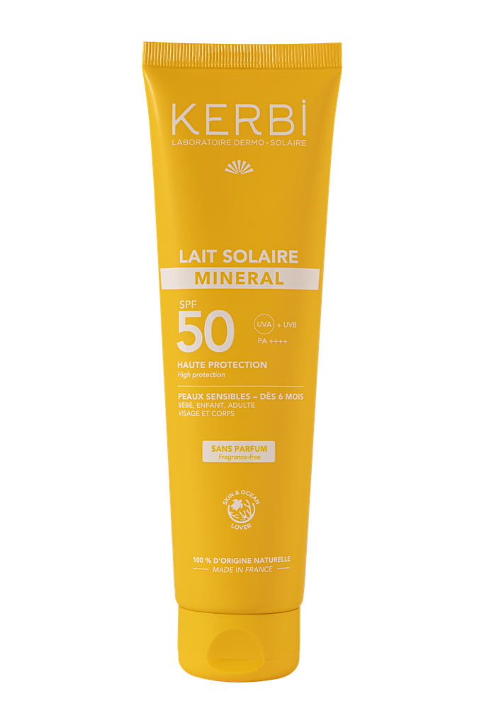 Lait solaire SPF50 - sans parfum 6mois 150g*