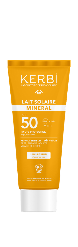 Lait solaire SPF50 - sans parfum 6mois 100g*