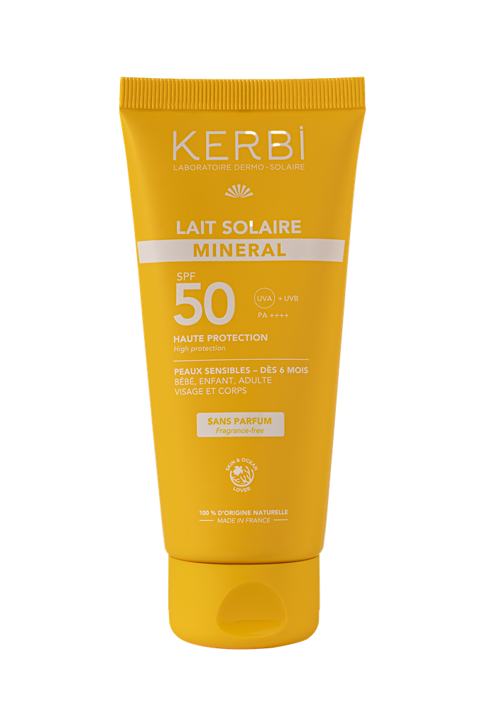 Lait solaire SPF50 - sans parfum 6mois 100g*