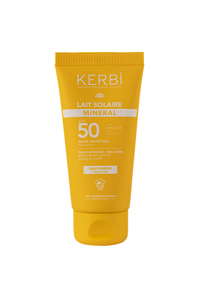 Lait solaire SPF50 - sans parfum 6mois 50g*