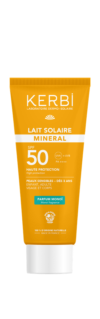 Lait solaire SPF50 - parfum 3ans 100g*