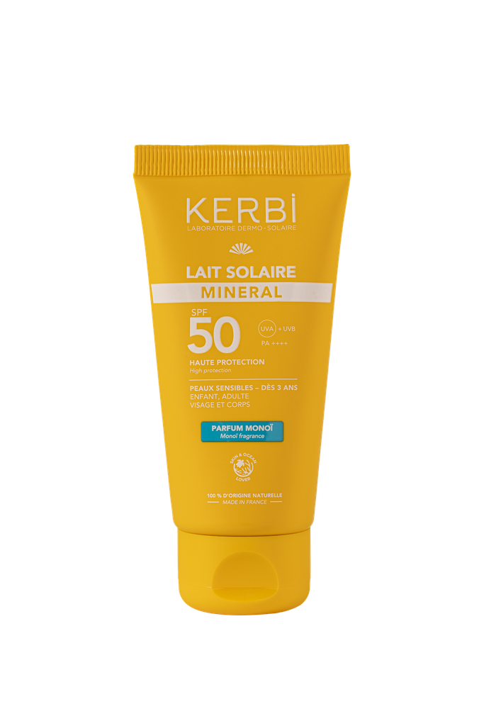 Lait solaire SPF50 - parfum 3ans 50g*