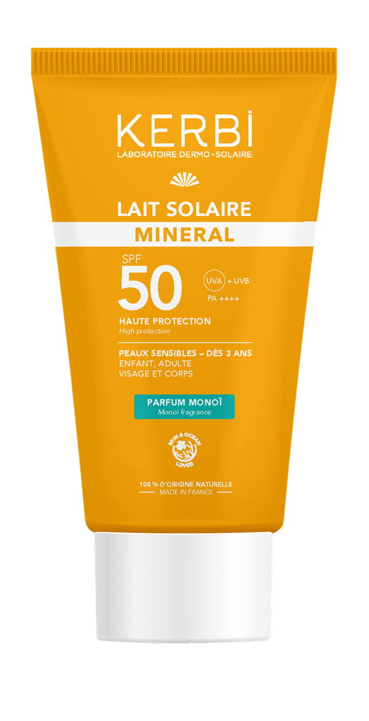 Lait solaire SPF50 - parfum 3ans 50g*